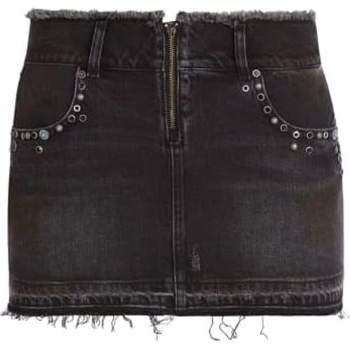Minigonna Jeans Con Borchie - Guess - Modalova