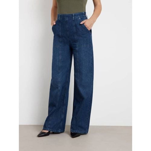 Jeans Wide Leg A Vita Alta - Guess - Modalova