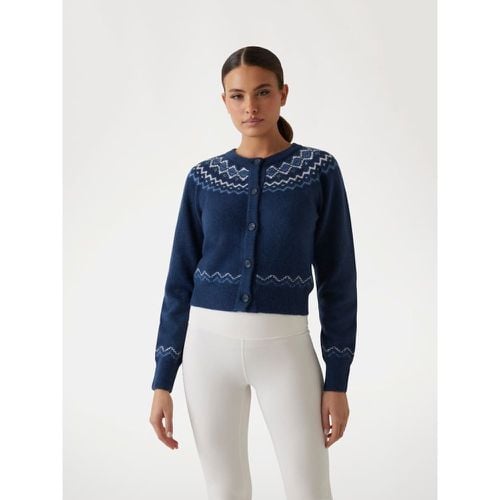 Cardigan Cropped Motivi Nordici Misto Lana - Guess - Modalova