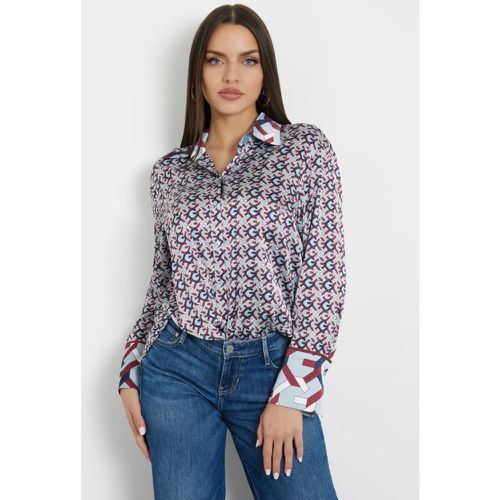 Camicia Logo All Over - Guess - Modalova