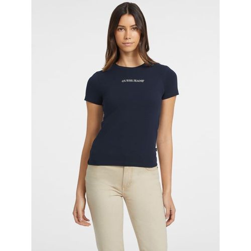 T-Shirt Vestibilità Slim Con Stampa Logo - Guess IT - Modalova