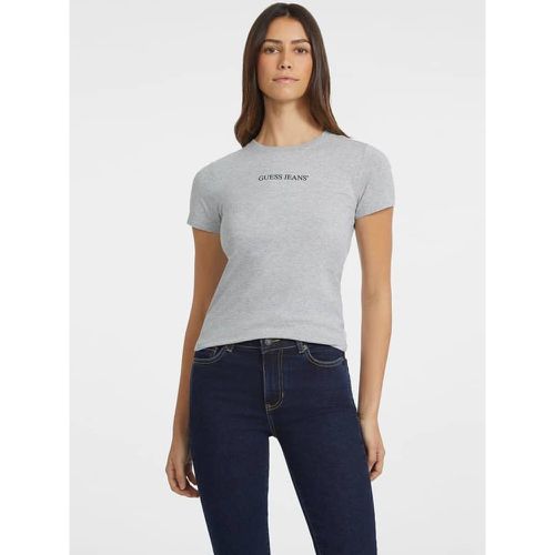 T-Shirt Vestibilità Slim Con Stampa Di Logo - Guess IT - Modalova