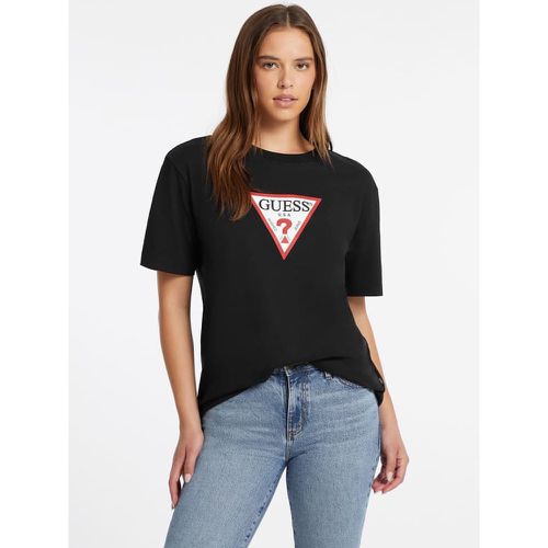 T-Shirt Oversize Con Logo Iconico - Guess - Modalova