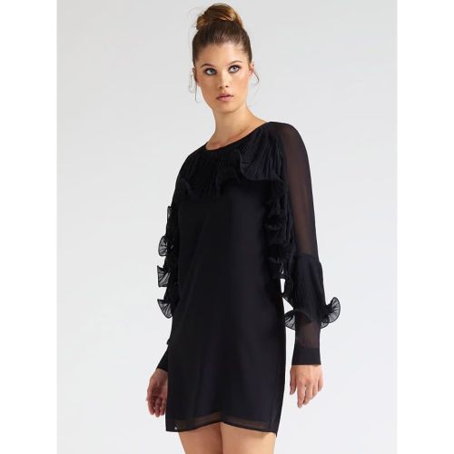 Vestido Volante Parte Superior - Guess - Modalova