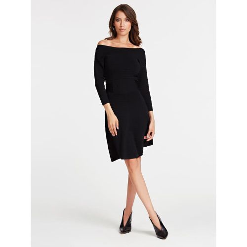Vestido Trabajado De Punto Detalles Cintura - Guess - Modalova