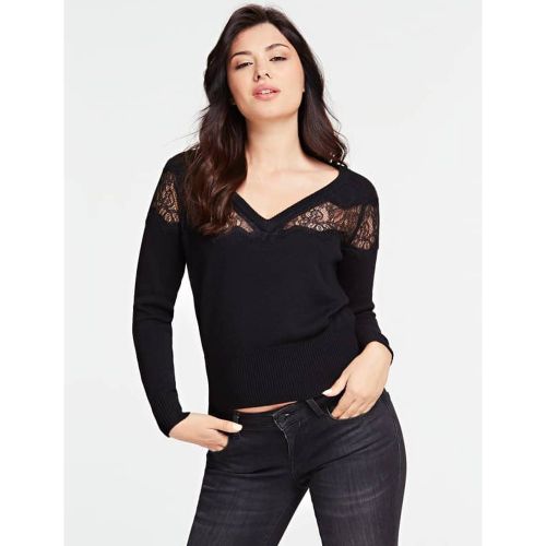 Jersey De Lana Detalles Encaje - Guess - Modalova