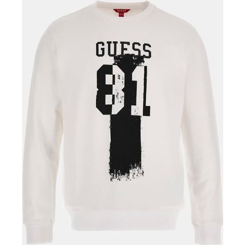 Felpa Stampa Frontale - Guess - Modalova