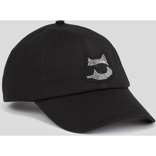 Ikon Rhinestone Choupette Cap, Woman, , Size: One size - Karl Lagerfeld - Modalova