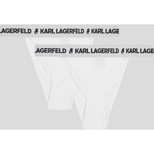Logo Brazilian Briefs – 2 Pack, Woman, , Size: XS - Karl Lagerfeld - Modalova