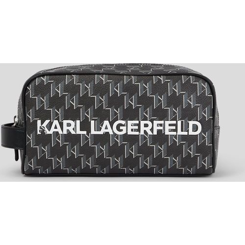 K/monogram Klassik Washbag, Man, , Size: One size - Karl Lagerfeld - Modalova
