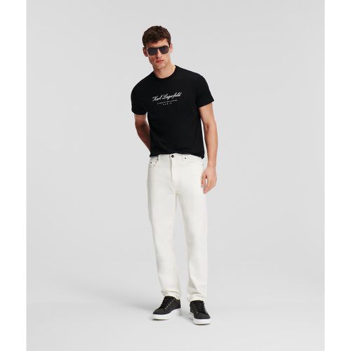 Karl Logo Tapered Jeans, Man, , Size: 29 - Karl Lagerfeld - Modalova