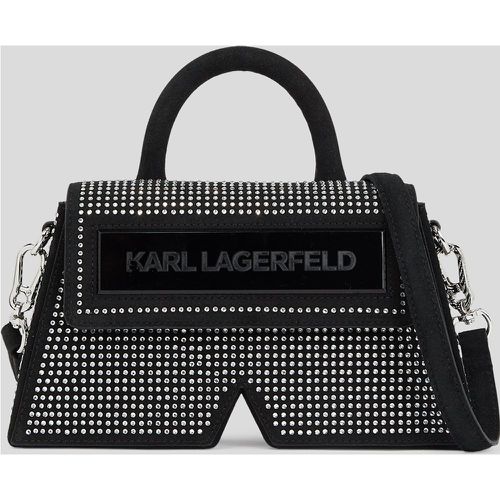 Ikon K Small Crystal Crossbody Bag, Woman, , Size: One size - Karl Lagerfeld - Modalova