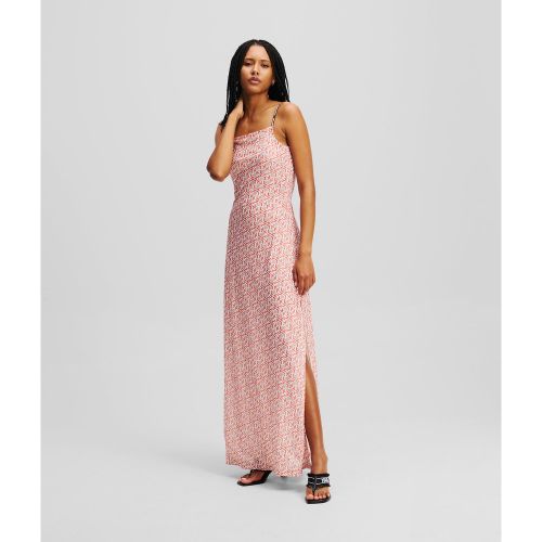 Robe Maxi En Mesh Avec Monogram, , , Taille: L - Karl Lagerfeld - Modalova