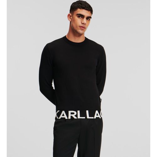 Karl Logo Sweater, Man, , Size: L - Karl Lagerfeld - Modalova