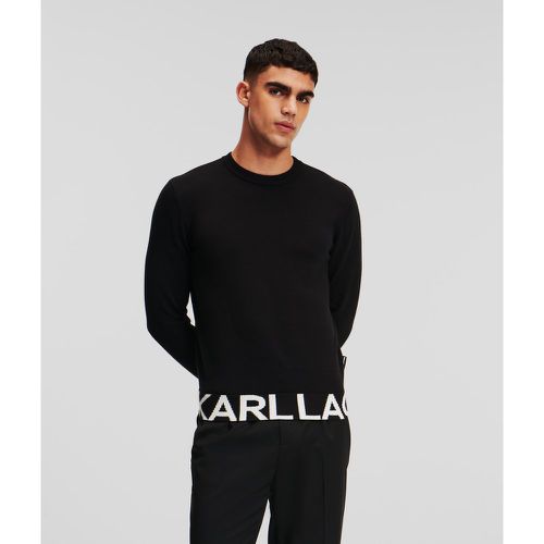 Karl Logo Sweater, Man, , Size: XS - Karl Lagerfeld - Modalova