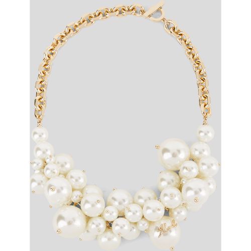 K/signature Pearls Choker, Woman, , Size: One size - Karl Lagerfeld - Modalova