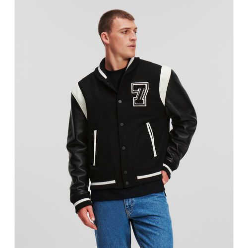 Varsity Bomber Jacket, Man, , Size: XS - Karl Lagerfeld - Modalova
