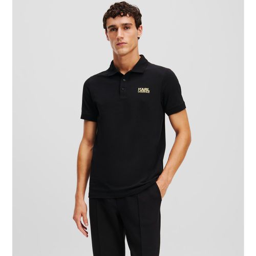 Karl Logo Polo Shirt, Man, , Size: L - Karl Lagerfeld - Modalova