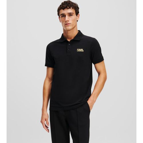 Karl Logo Polo Shirt, Man, , Size: S - Karl Lagerfeld - Modalova