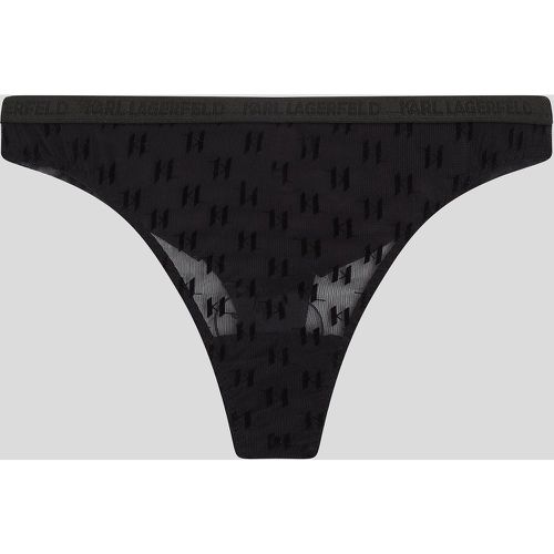 Kl Monogram Thong, Woman, , Size: L - Karl Lagerfeld - Modalova