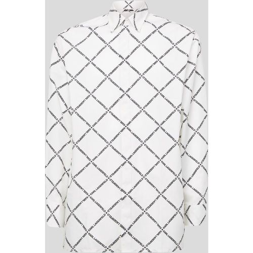 Diamond Karl Logo Shirt, Man, , Size: L - Karl Lagerfeld - Modalova