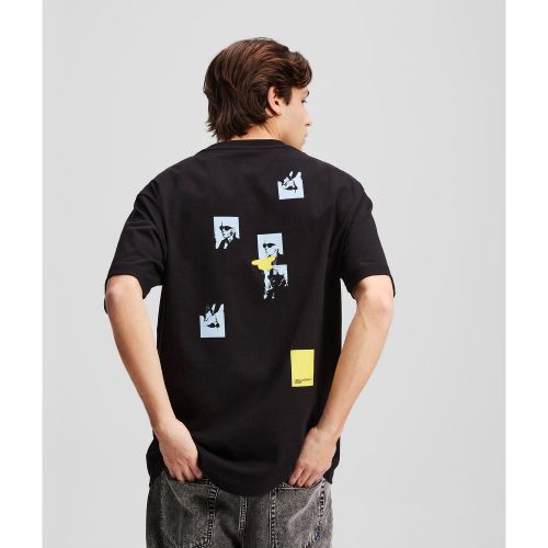 Karl Print T-shirt, Man, , Size: L - Karl Lagerfeld - Modalova