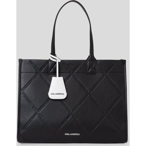 K/skuare Embossed Large Tote Bag, Woman, , Size: One size - Karl Lagerfeld - Modalova