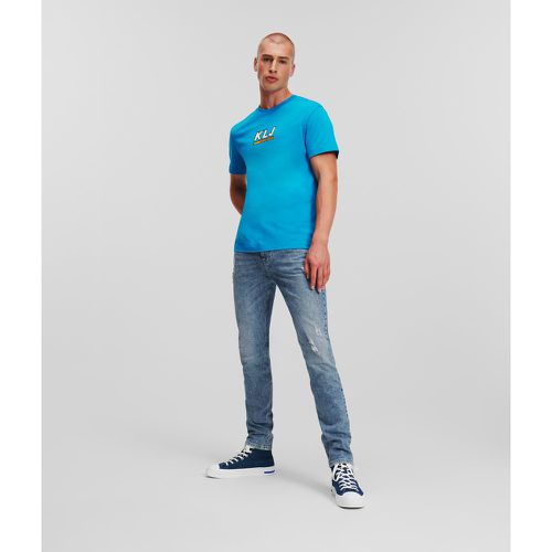Klj Distressed Skinny Jeans, Man, , Size: 2830 - Karl Lagerfeld - Modalova