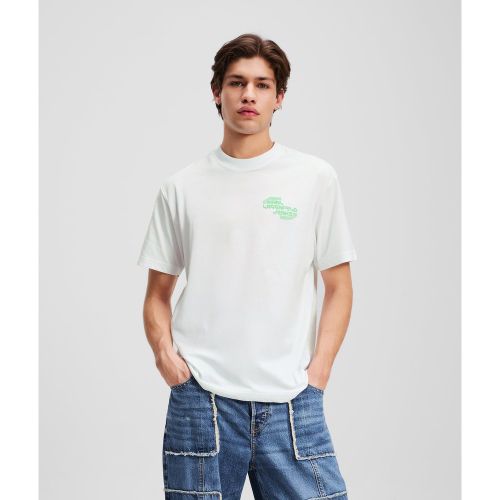 Klj Logo T-shirt, Man, , Size: L - Karl Lagerfeld - Modalova