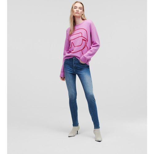 High-waisted Skinny Jeans, Woman, , Size: 26 - Karl Lagerfeld - Modalova