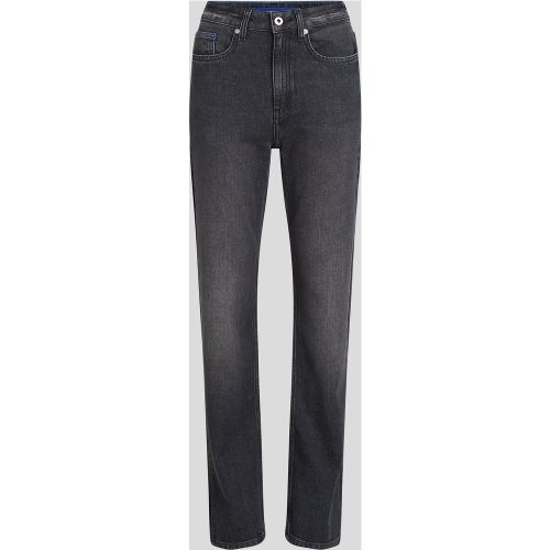 High Rise Split-hem Straight Jeans, , , Taille: W24 L30 - Karl Lagerfeld - Modalova