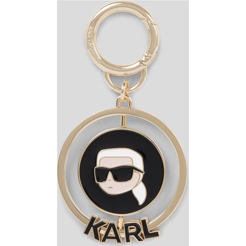 K/ikonik Rotating Disc Keychain, Woman, , Size: One size - Karl Lagerfeld - Modalova