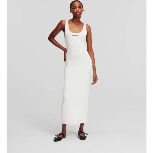Rib-knit Sleeveless Dress, Woman, , Size: S - Karl Lagerfeld - Modalova