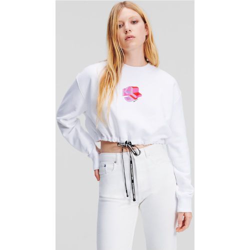 Klj Monogram Sweatshirt, Woman, , Size: S - Karl Lagerfeld - Modalova