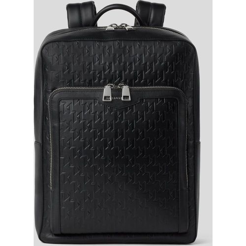 K/loom Leather Backpack, Man, , Size: One size - Karl Lagerfeld - Modalova
