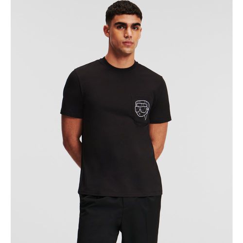 K/ikonik Monogram Pocket T-shirt, Man, , Size: L - Karl Lagerfeld - Modalova