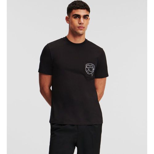 K/ikonik Monogram Pocket T-shirt, Man, , Size: S - Karl Lagerfeld - Modalova