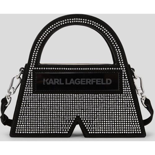 Ikon K Small Crystal Top-handle Bag, Woman, , Size: One size - Karl Lagerfeld - Modalova