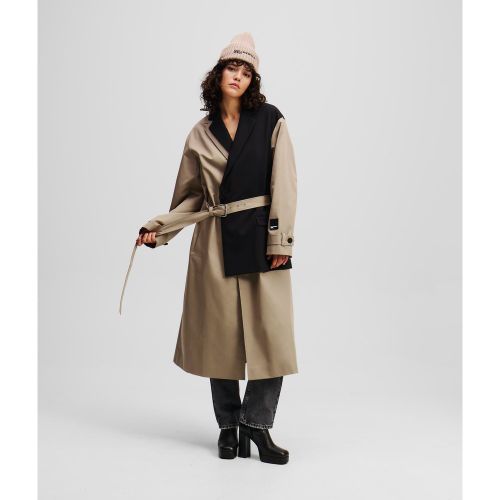 Trench En Matières Mélangées, , , Taille: L - Karl Lagerfeld - Modalova