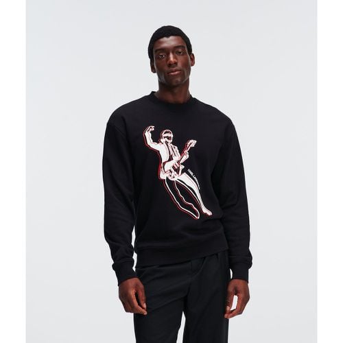 Karl Rocks Sweatshirt, Man, , Size: L - Karl Lagerfeld - Modalova