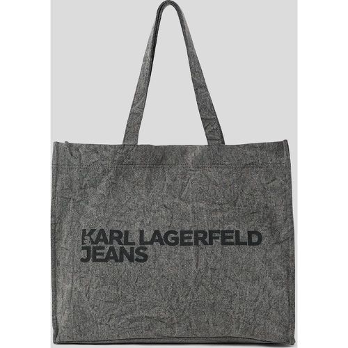 Klj Logo Denim Shopper, Woman, , Size: One size - KL Jeans - Modalova