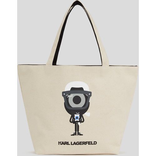 Kl X Darcel Disappoints Reversible Canvas Shopper, Woman, /, Size: One size - Karl Lagerfeld - Modalova
