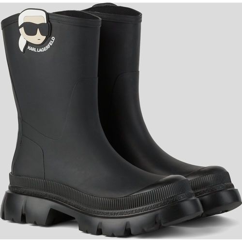 Ikon Nft Trekka Rain Boots, Woman, , Size: 35 - Karl Lagerfeld - Modalova