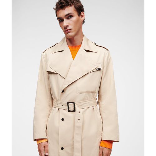 Trench Coat With Belt, Man, , Size: M - Karl Lagerfeld - Modalova