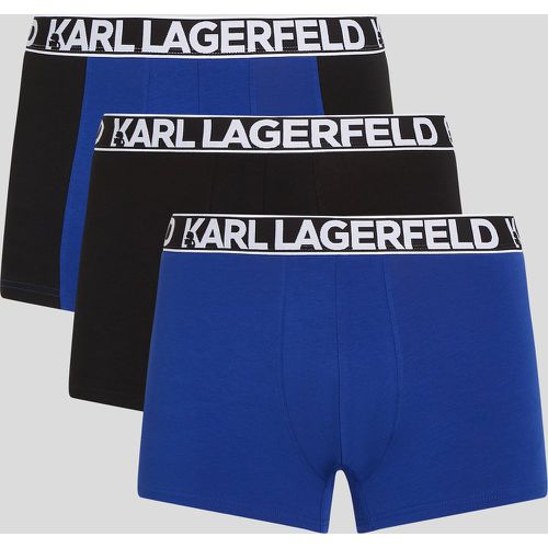 Bold Karl Logo Trunks – 3 Pack, Man, /, Size: XS - Karl Lagerfeld - Modalova