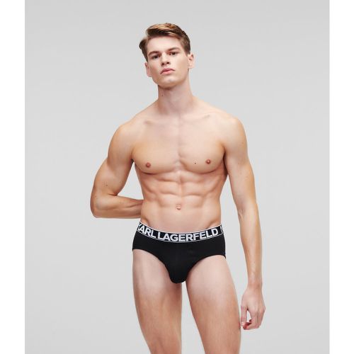 Bold Karl Logo Briefs - 3 Pack, Man, /, Size: L - Karl Lagerfeld - Modalova