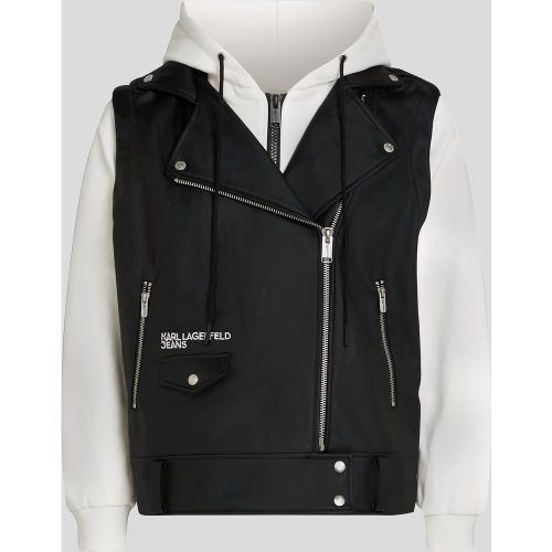 Biker Jacket, Woman, , Size: L - Karl Lagerfeld - Modalova