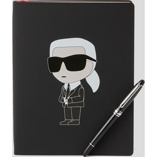 K/ikonik Notebook And Pen Set, Woman, , Size: One size - Karl Lagerfeld - Modalova