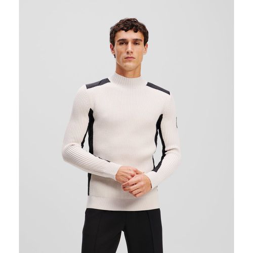 Paneled Turtleneck Sweater, Man, , Size: 3XL - Karl Lagerfeld - Modalova