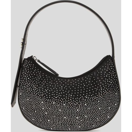 K/soirée Rhinestone Half-moon Bag, Woman, , Size: One size - Karl Lagerfeld - Modalova